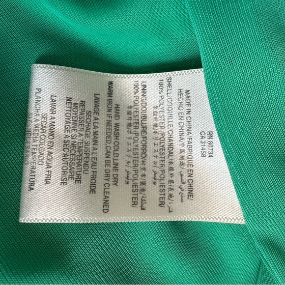 BCBGeneration Green Ruffle Mini‎ Dress - Picture 6 of 6